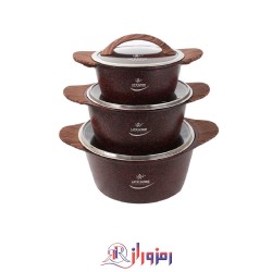 سرویس قابلمه 6 پارچه گرانیت لایف اسمایل مدل LIFEP5_6_2